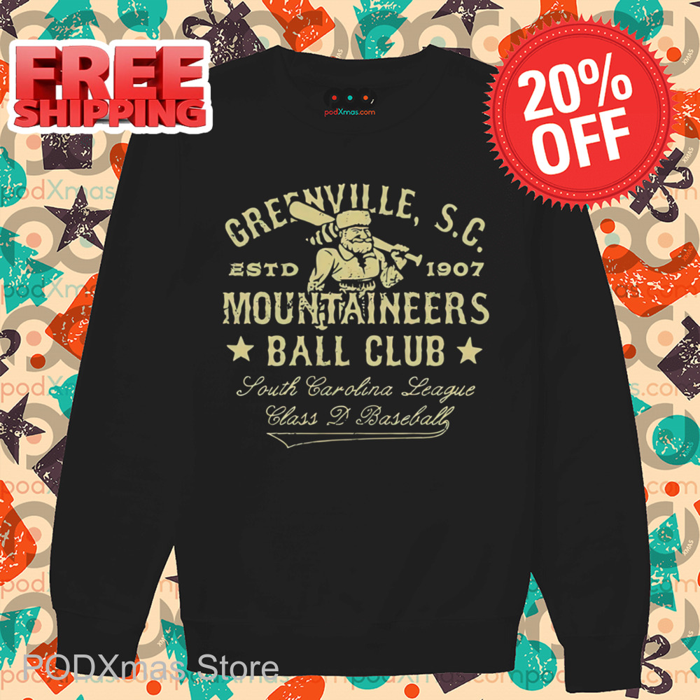 Santa Greenville Mountaineers Ball Club Vintage Shirt