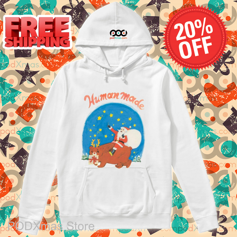 Santa Riding Bear Human Made Shirt