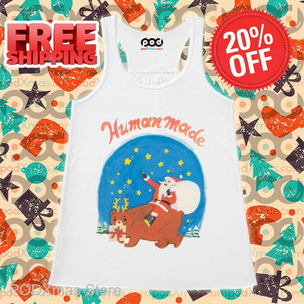 Santa Riding Bear Human Made Shirt