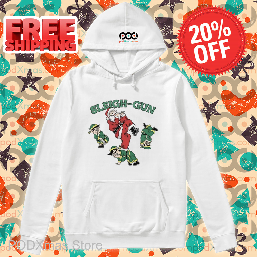 Santa Sleigh Gun Christmas 2024 Shirt
