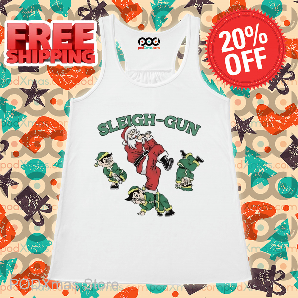 Santa Sleigh Gun Christmas 2024 Shirt