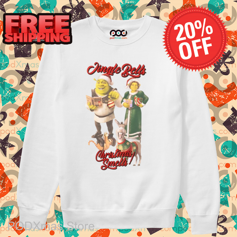 Shrek Jingle Bells Christmas Smells 2024 Shirt