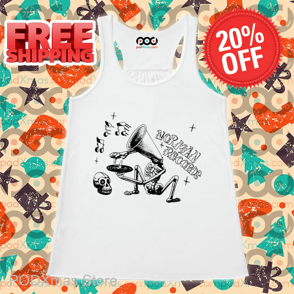 Skeleton Norman Records Shirt