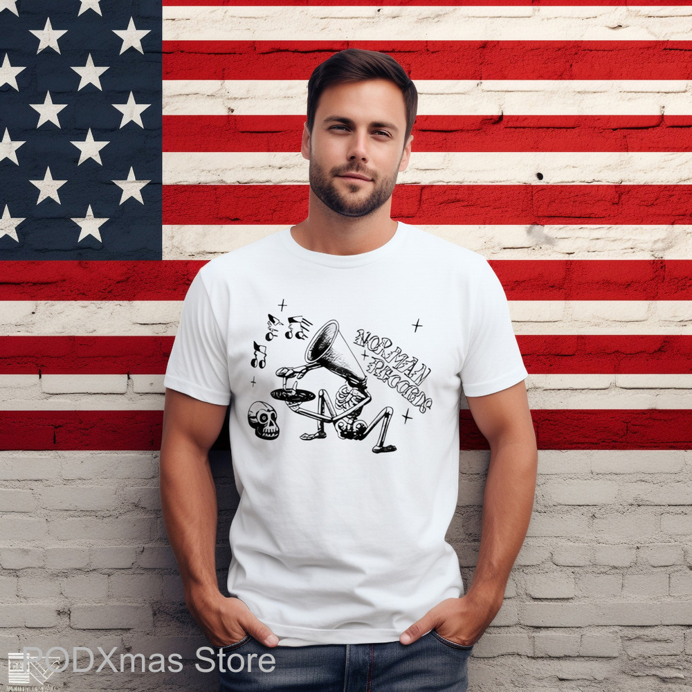 Skeleton Norman Records Shirt