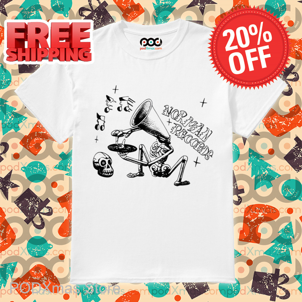 Skeleton Norman Records Shirt