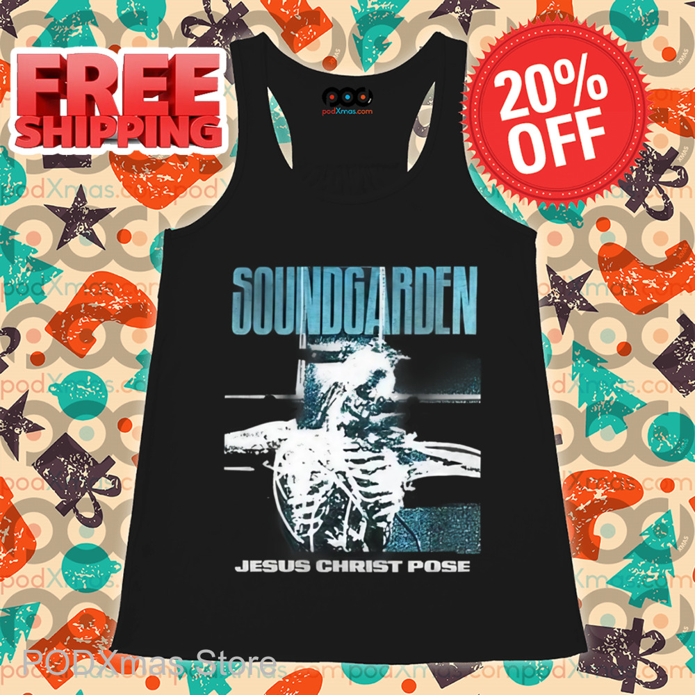 Skeleton Soundgarden Jesus Christ Pose Shirt
