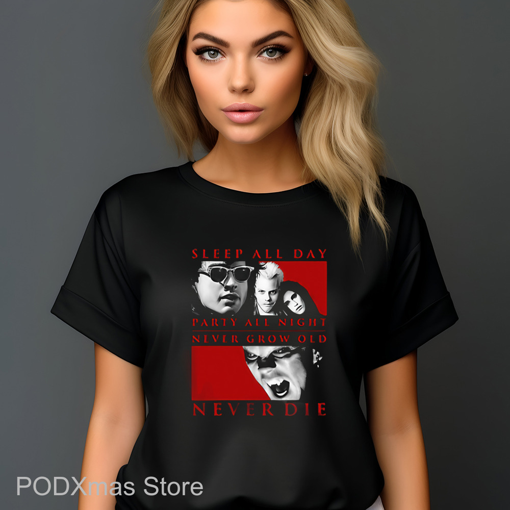 Sleep All Day Party All Night Never Grow Old Never Die Shirt