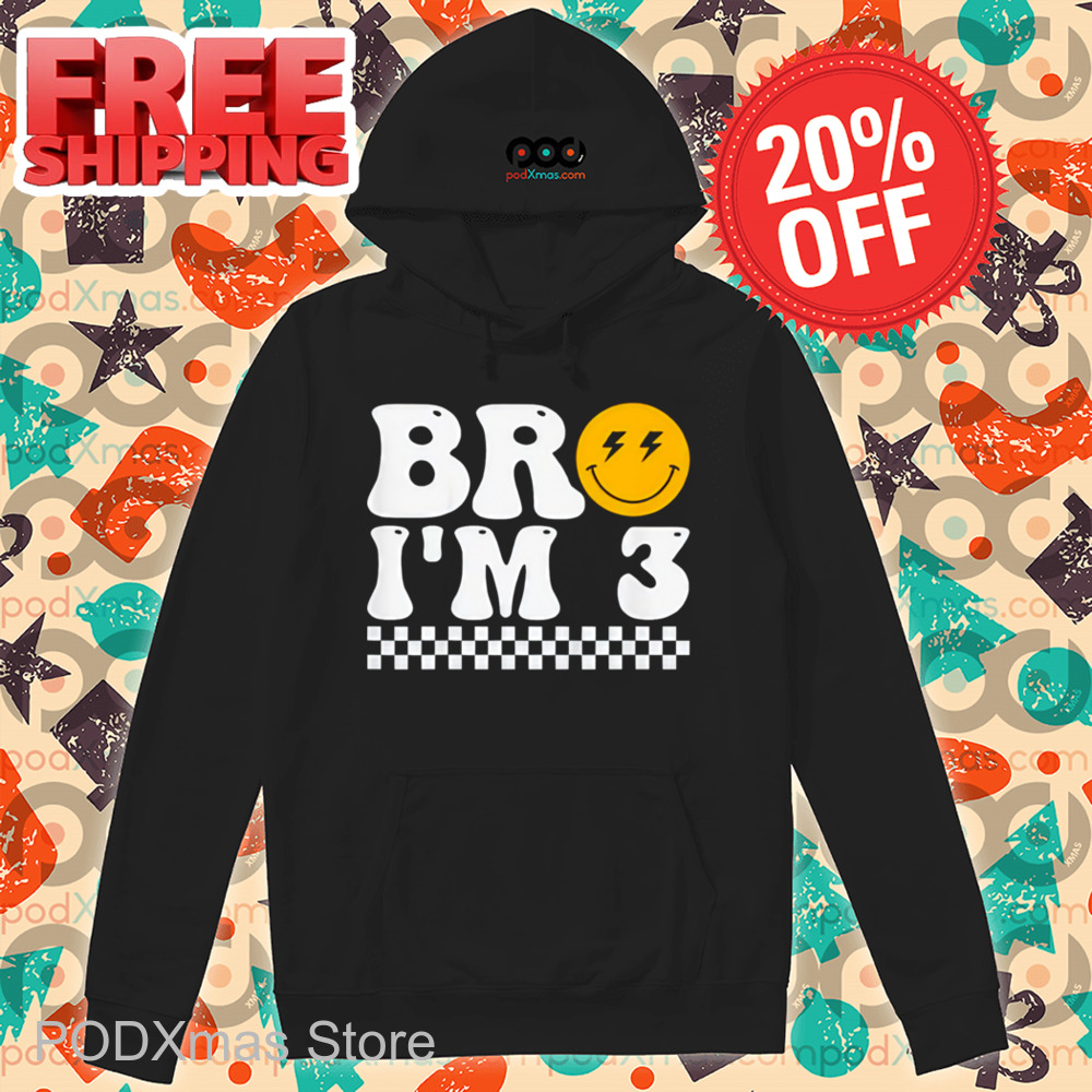 Smiley Bro I'm 3 Retro Shirt