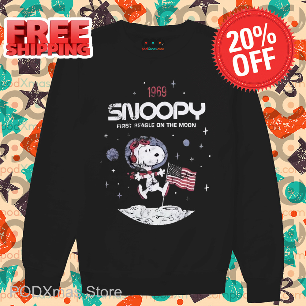Snoopy Astronaut First Beagle On The Moon Shirt