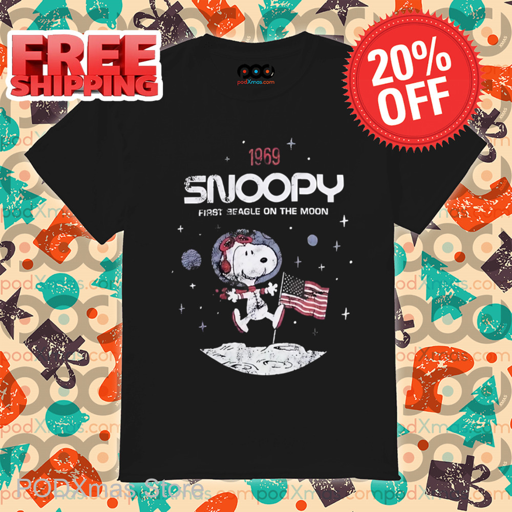 Snoopy Astronaut First Beagle On The Moon Shirt