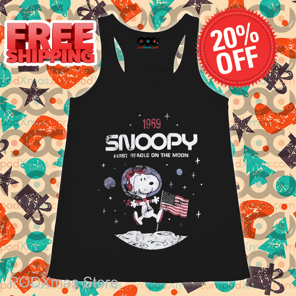 Snoopy Astronaut First Beagle On The Moon Shirt