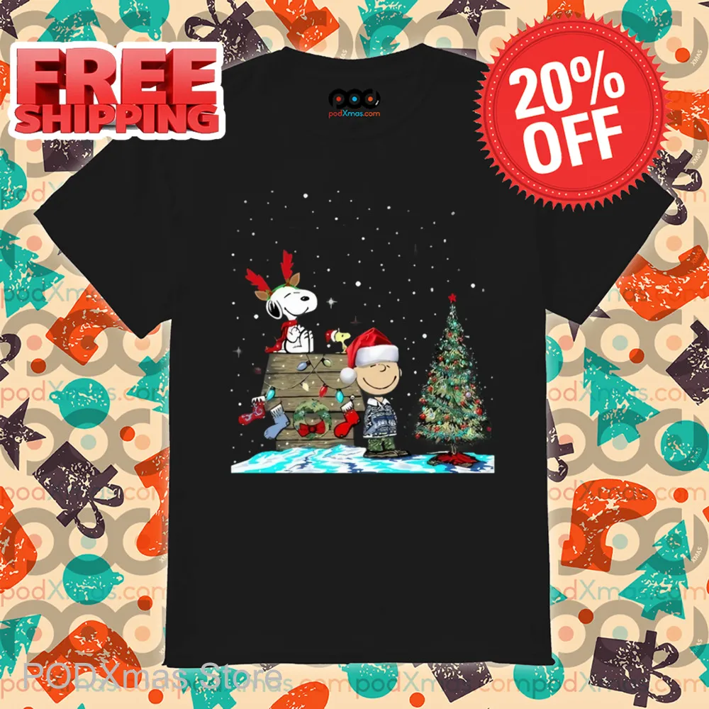 Snoopy Charlie Brown's Chill Merry Christmas 2024 Shirt