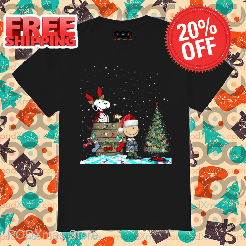 Snoopy Charlie Brown's Chill Merry Christmas 2024 Shirt