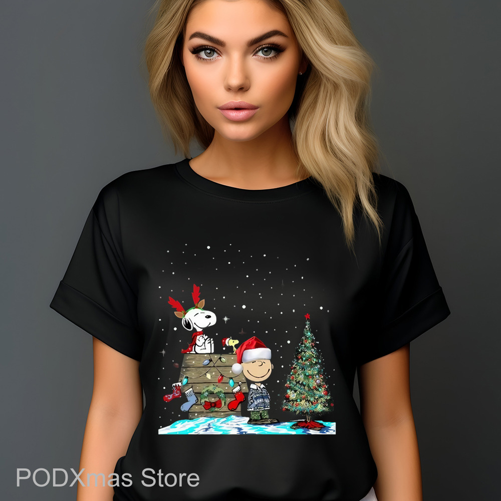 Snoopy Charlie Brown's Chill Merry Christmas 2024 Shirt