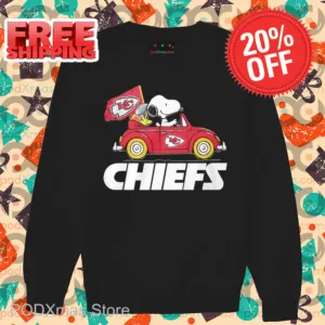 Snoopy Driver Kansas City Chiefs Flag Shirt