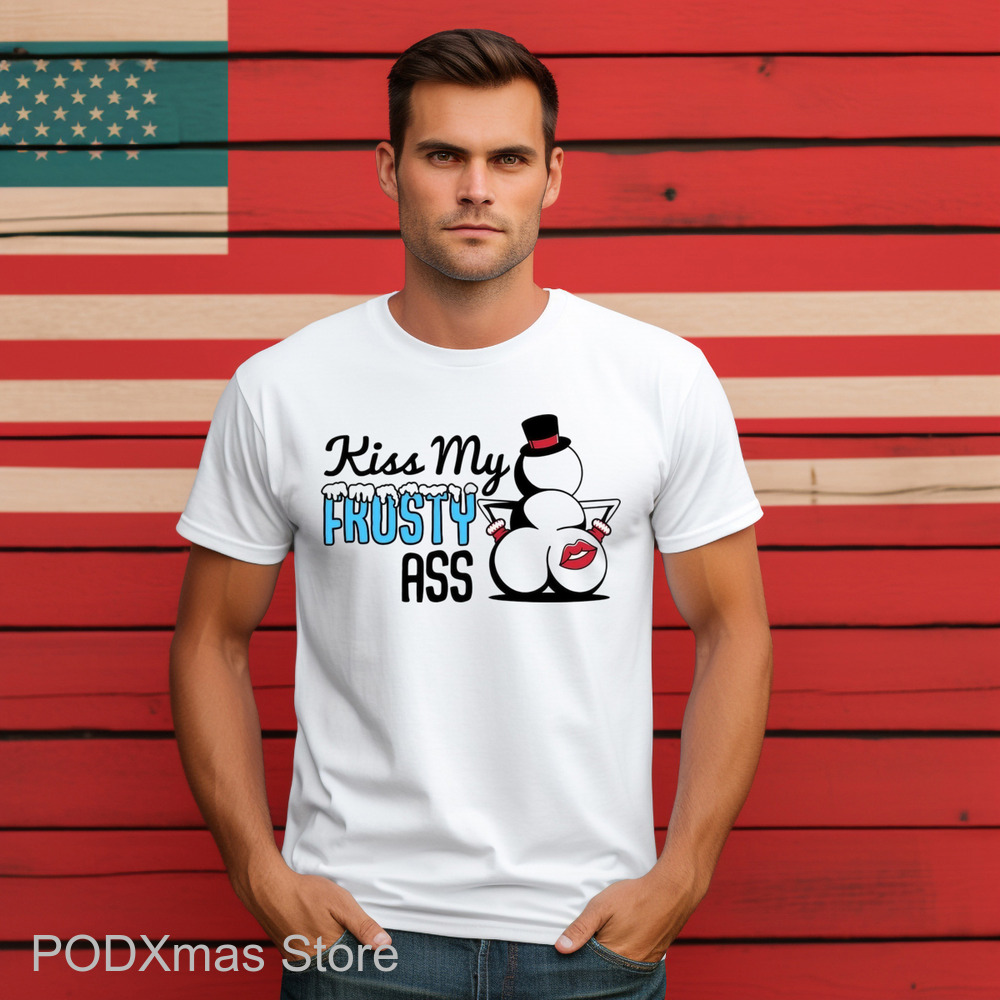 Snowman Kiss My Frosty Ass Shirt