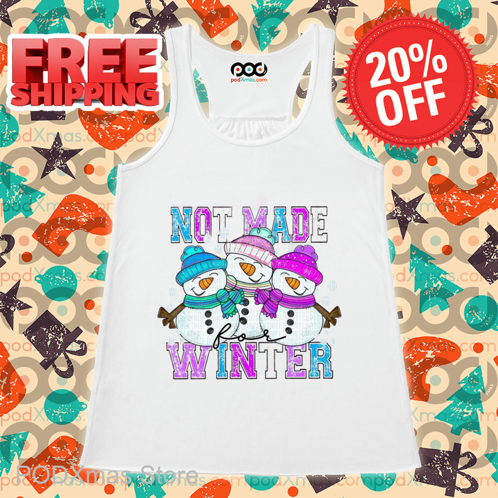 Snowman Not Made Winter Retro 2024 Shirt
