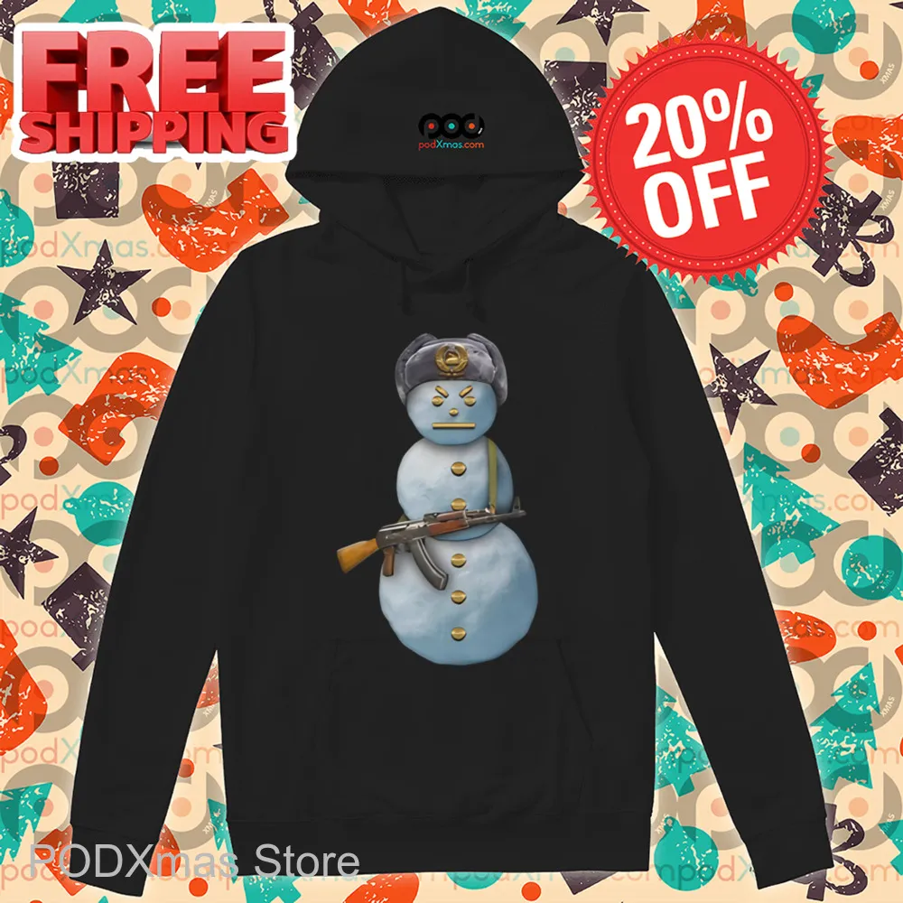 Snowman Soviet Soldiers Shirt