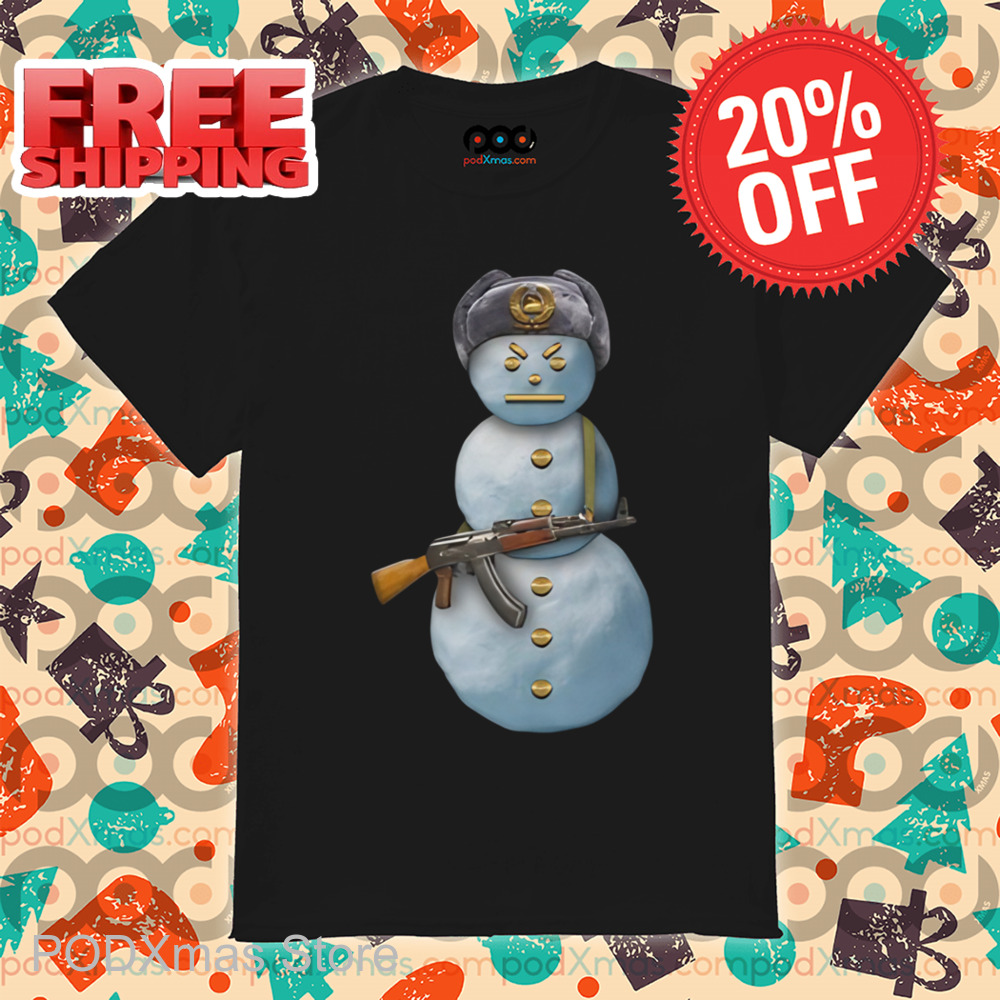 Snowman Soviet Soldiers Shirt