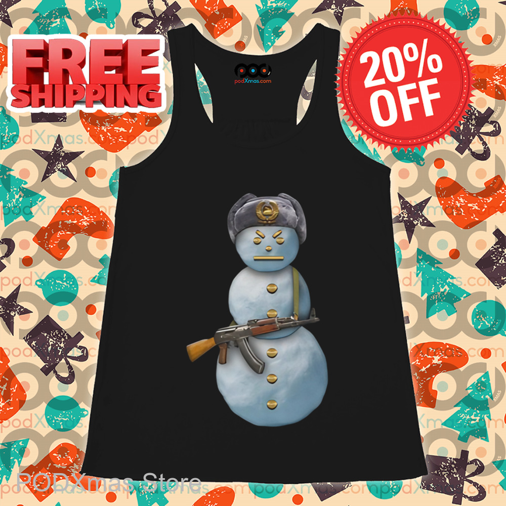 Snowman Soviet Soldiers Shirt