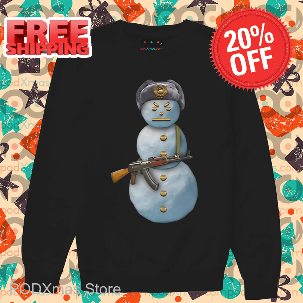 Snowman Soviet Soldiers Shirt