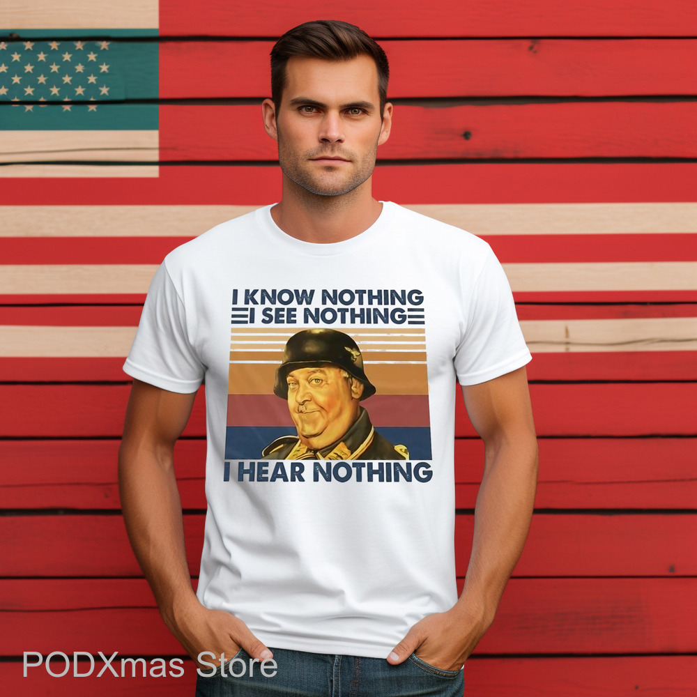 Soldier I Know Nothing I See Nothing I Hear Nothing Retro 2024 Shirt