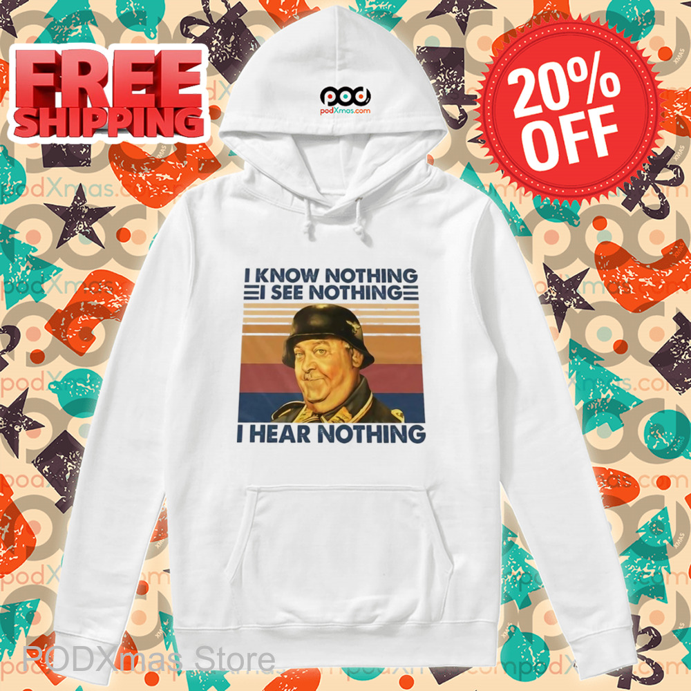 Soldier I Know Nothing I See Nothing I Hear Nothing Retro 2024 Shirt
