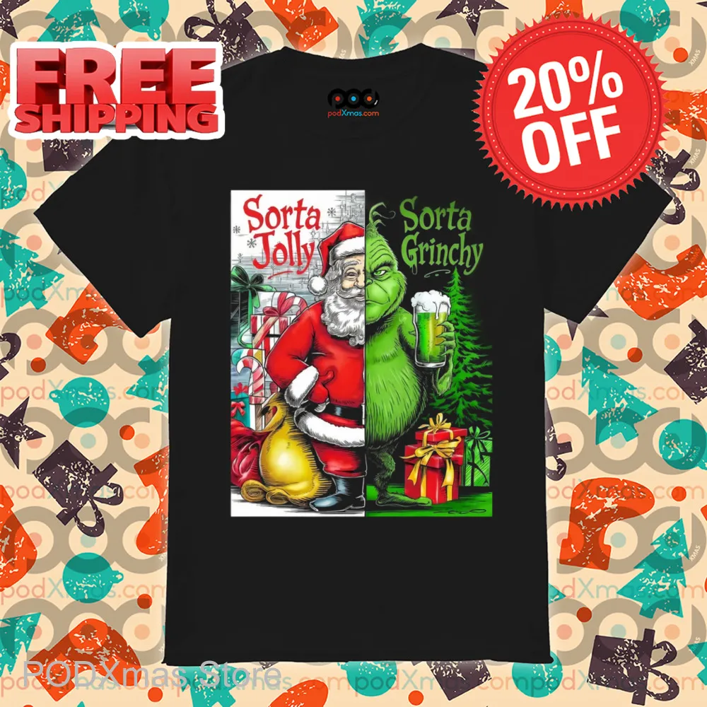 Sorta Jolly Sorta Grinch Shirt