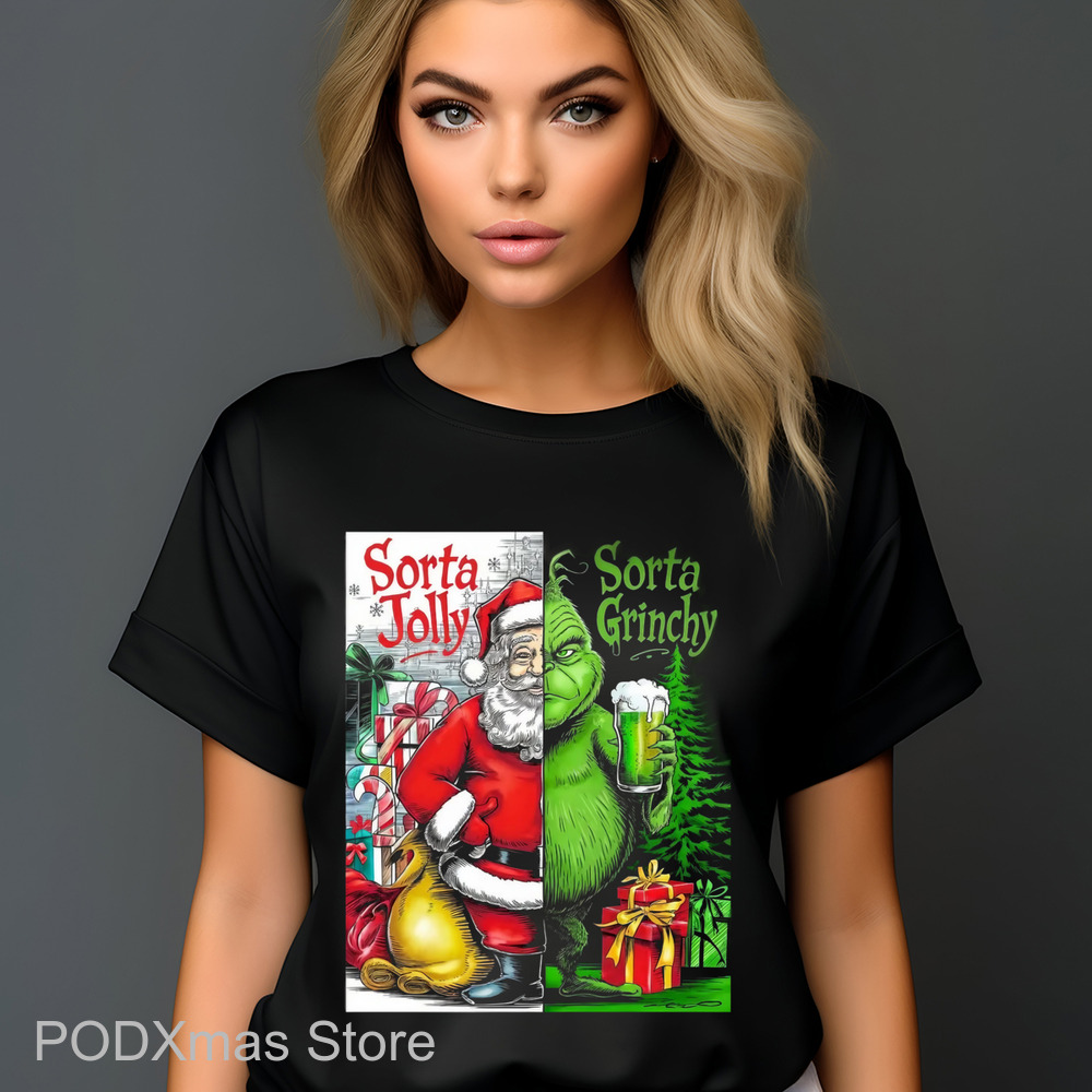 Sorta Jolly Sorta Grinch Shirt