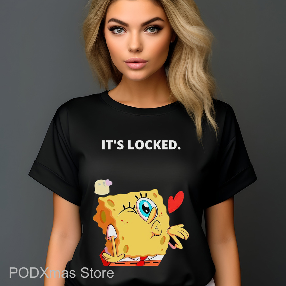 Spongebob Air Kiss It's Locked Shirt