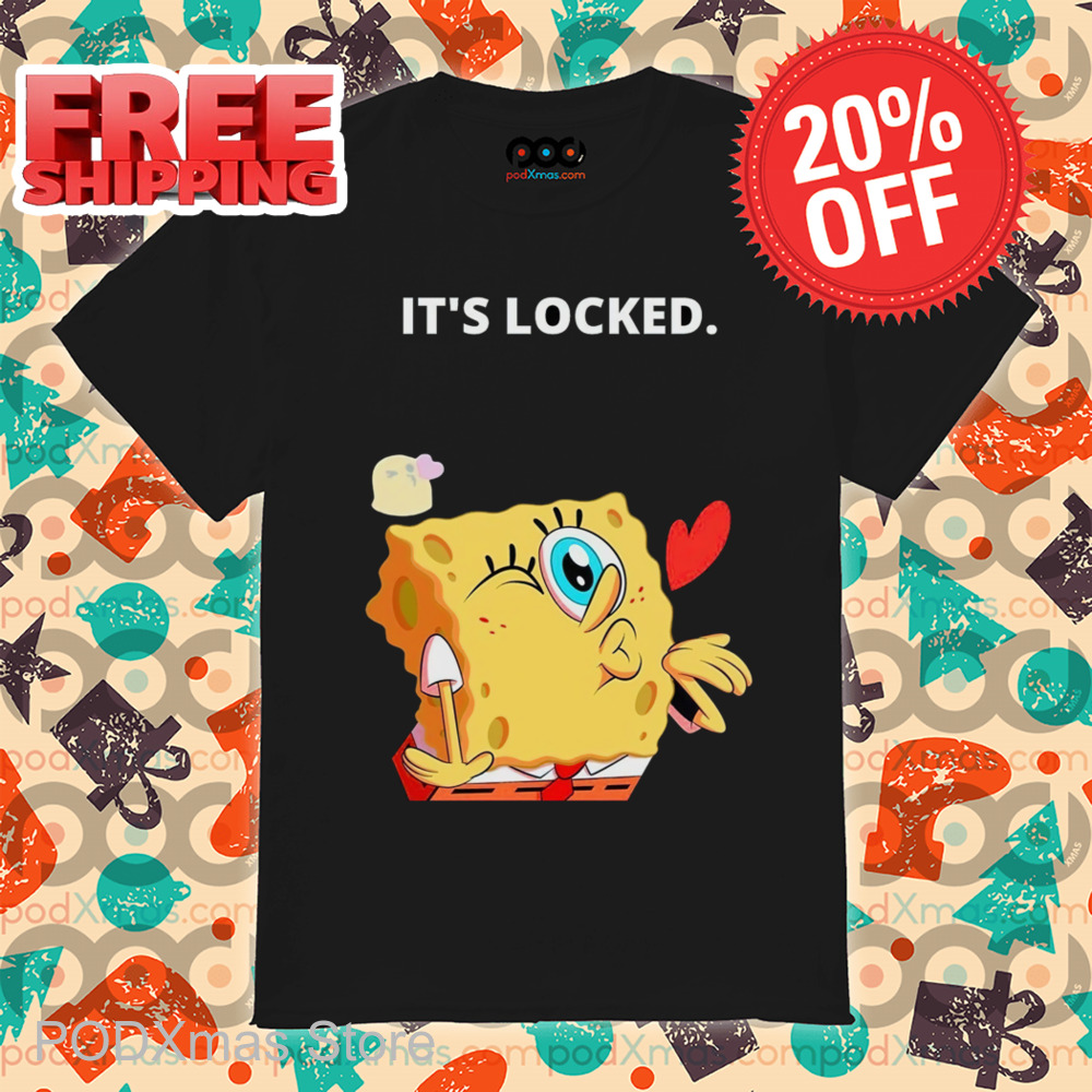 Spongebob Air Kiss It's Locked Shirt