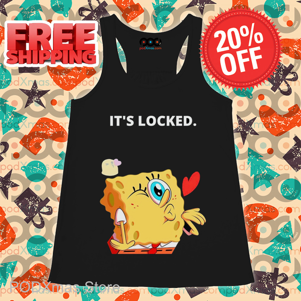 Spongebob Air Kiss It's Locked Shirt