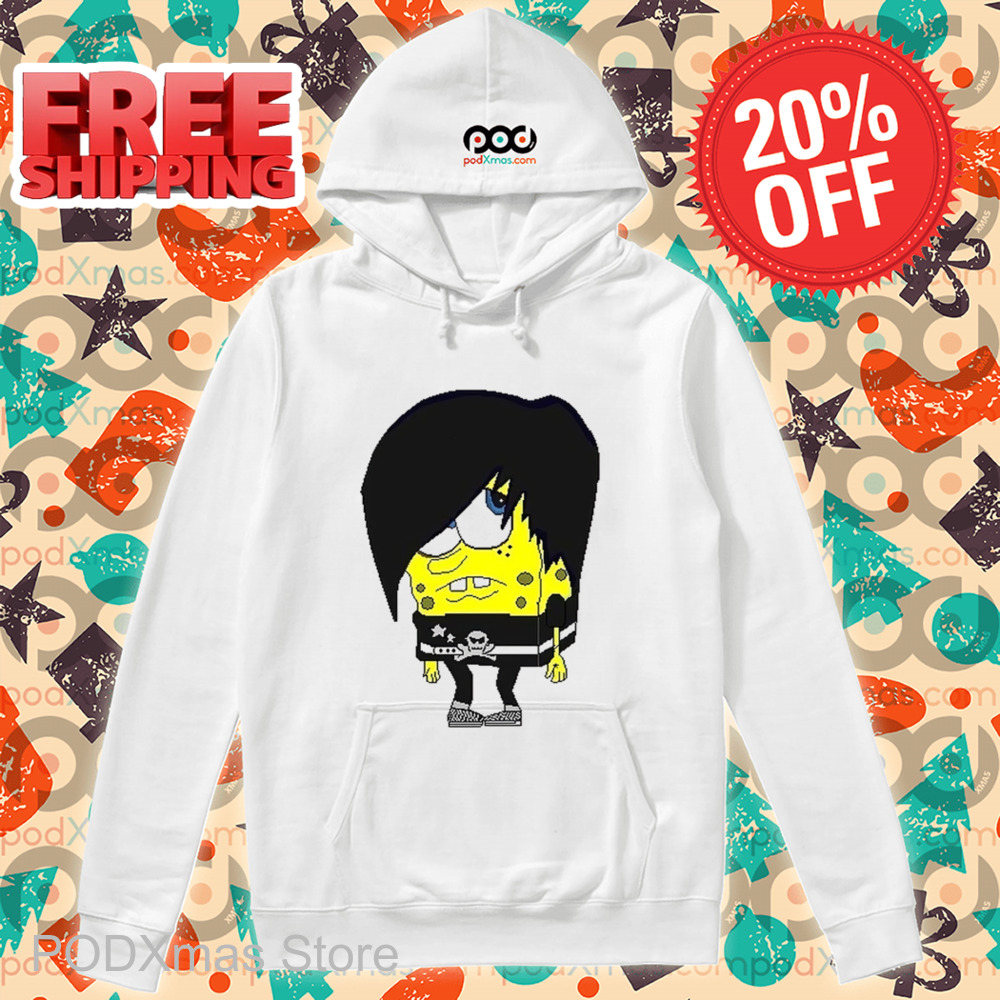 Spongebob Emo Hair Rock Funny Shirt