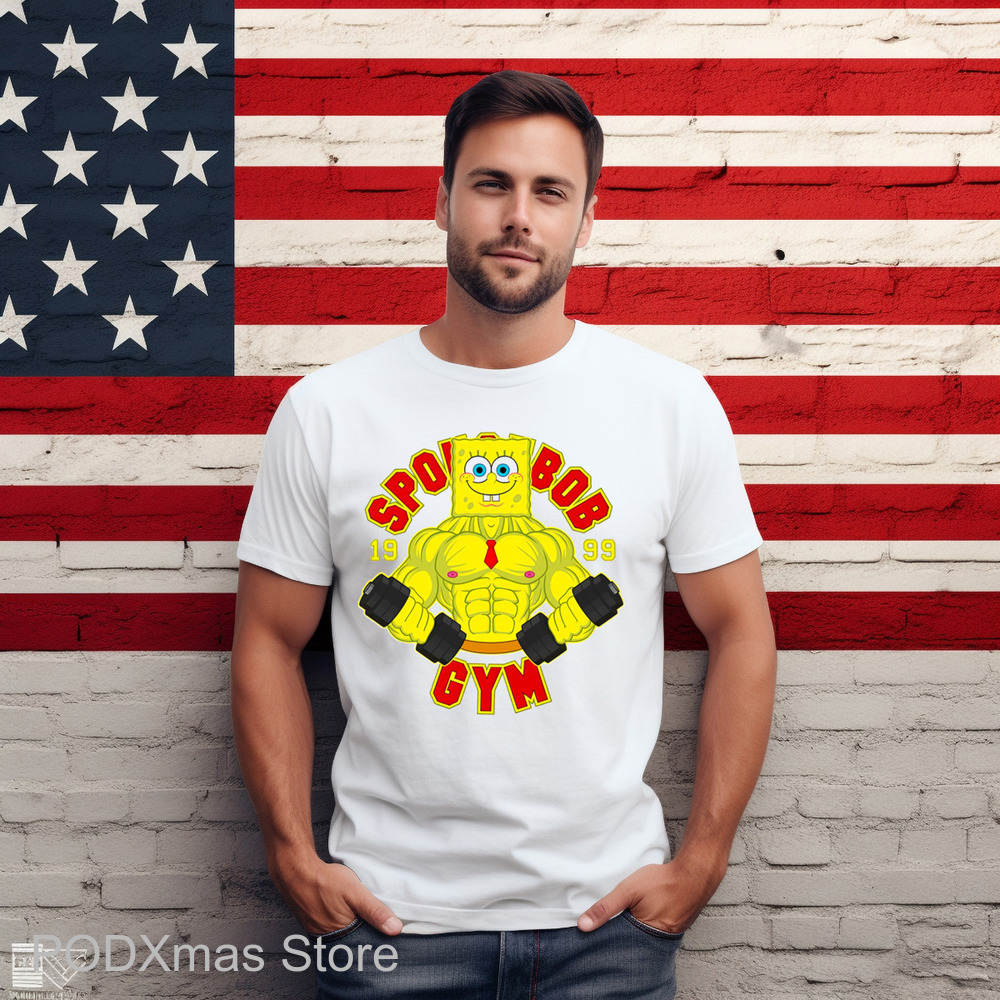 Spongebob Gym Muscle 2024 Shirt