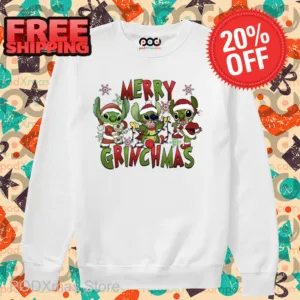 Stitch Santa Merry Grinchmas Shirt
