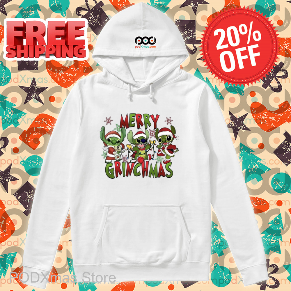 Stitch Santa Merry Grinchmas Shirt