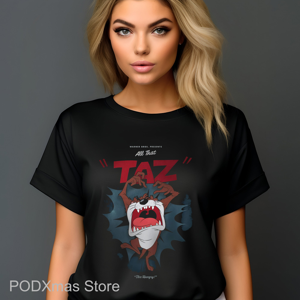 Taz Hungry All That Taz Looney Tunes Shirt