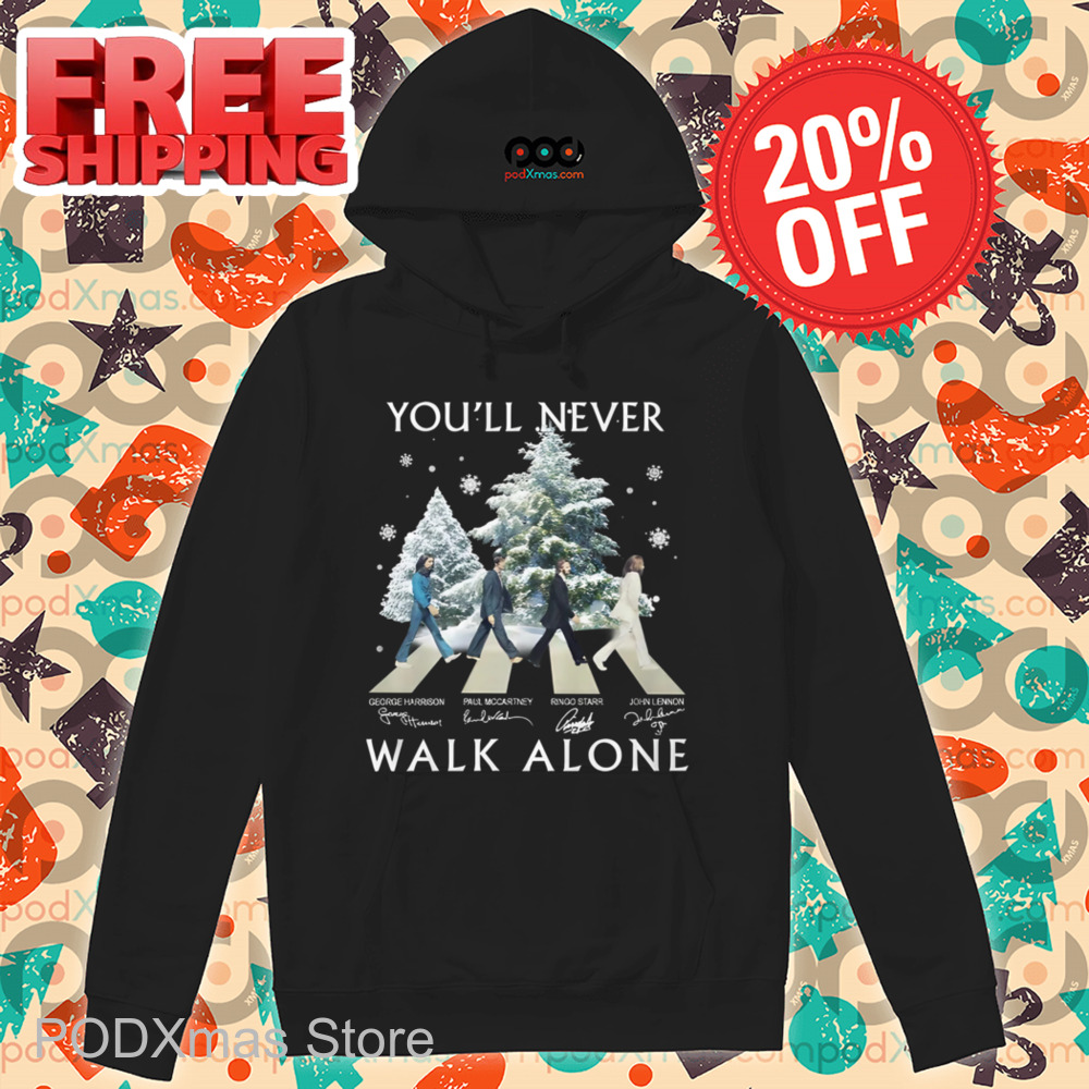 The Beatles Crossing You'll Never Walk Alone Signature 2024 Shirt