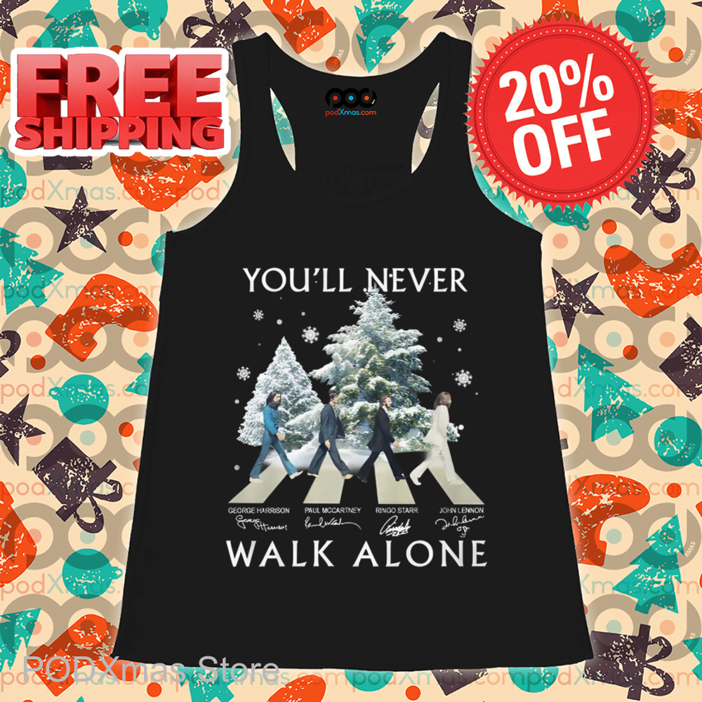 The Beatles Crossing You'll Never Walk Alone Signature 2024 Shirt