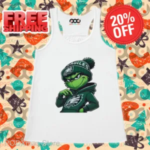 The Grinch Philadelphia Eagles Merry Christmas Shirt