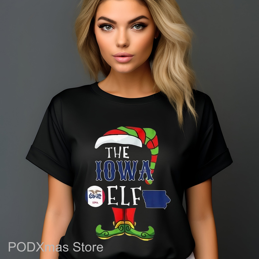 The IOWA ELF Christmas Shirt