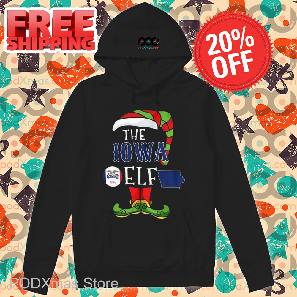 The IOWA ELF Christmas Shirt