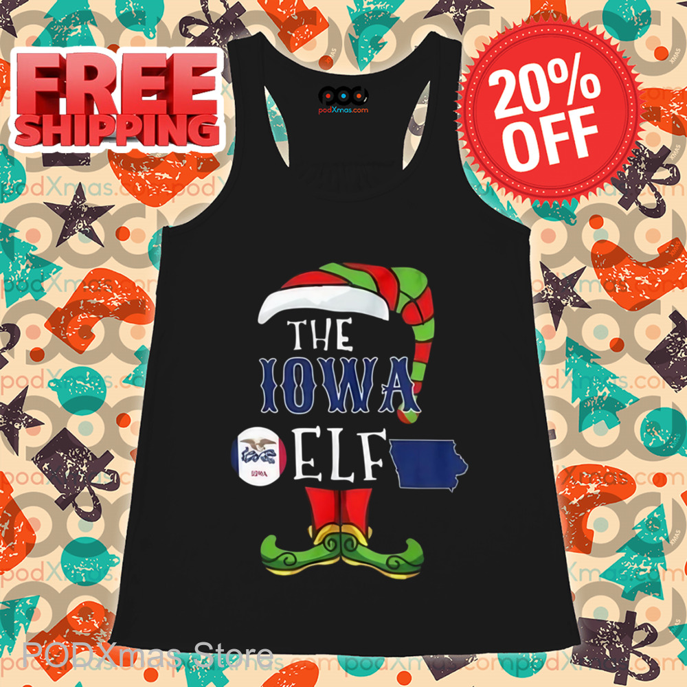 The IOWA ELF Christmas Shirt