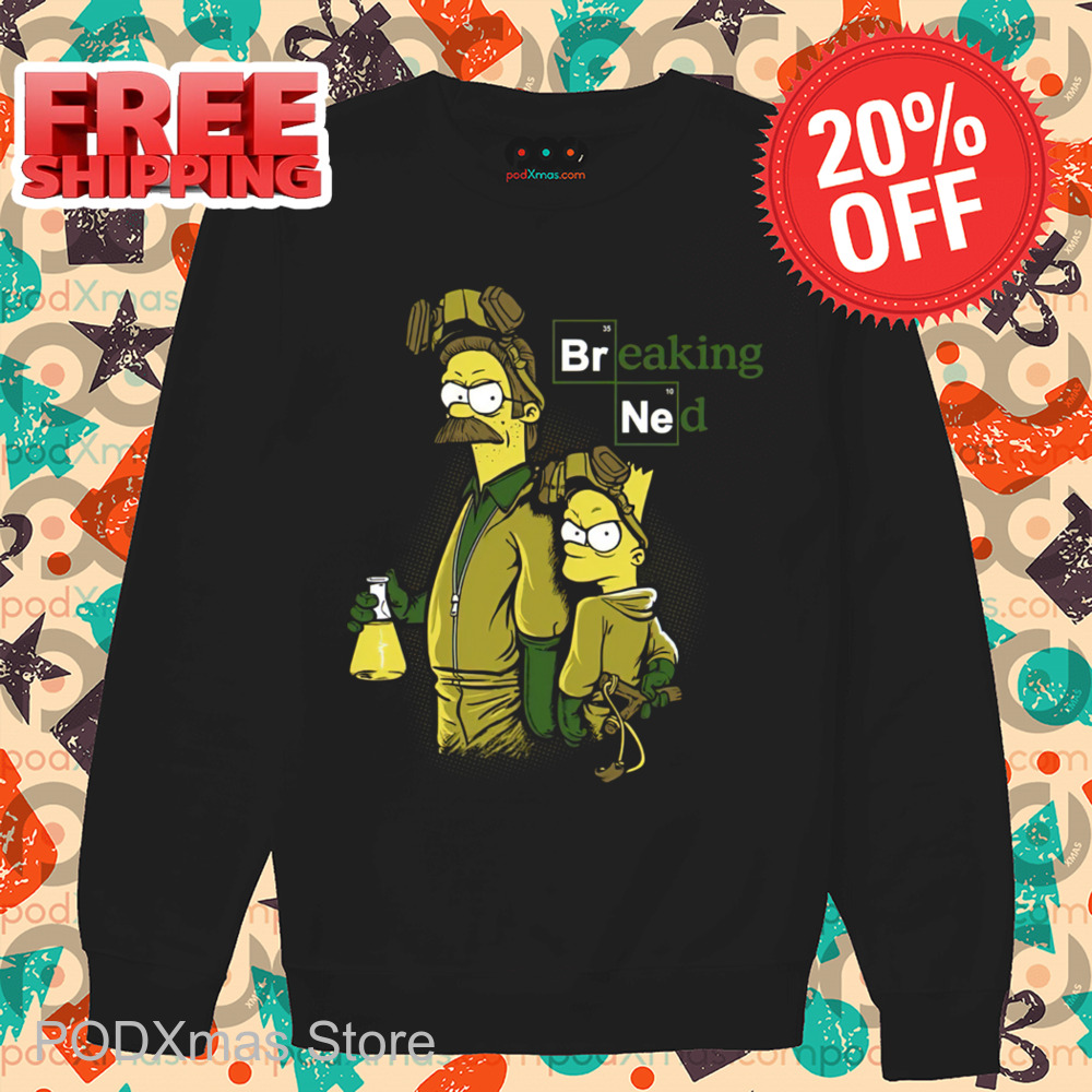 The Simpsons Breaking Ned Shirt