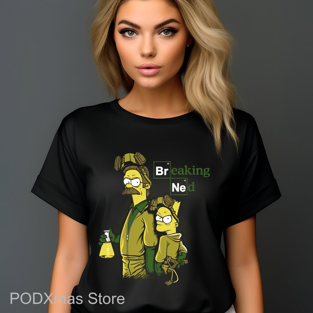 The Simpsons Breaking Ned Shirt