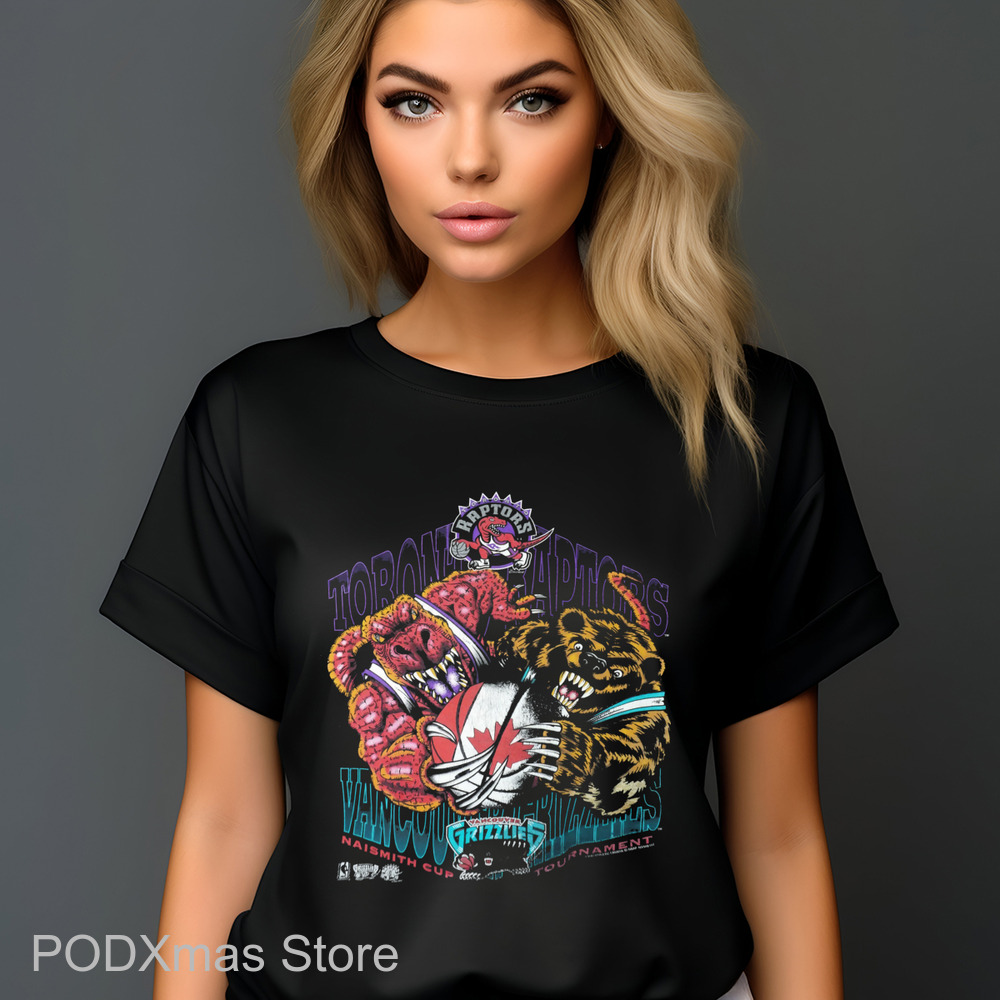 Toronto Raptors Vs Vancouver Naismith Cup Tournament Shirt