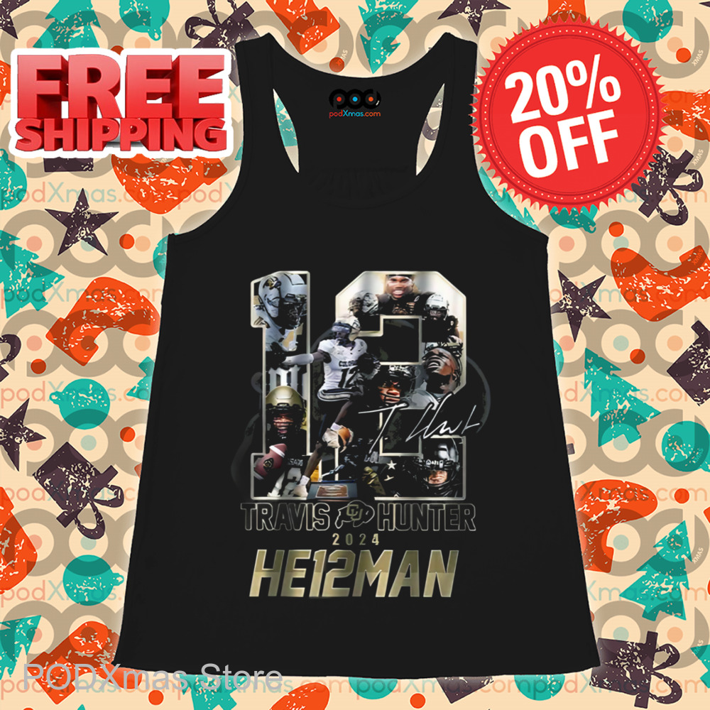 Travis Hunter He12man Colorado Buffaloes Signature Shirt