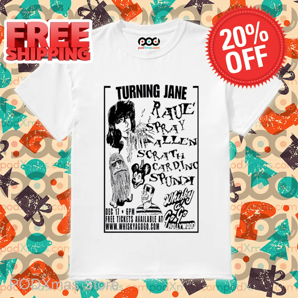 Turning Jane A Go Go Tour 2024 Shirt