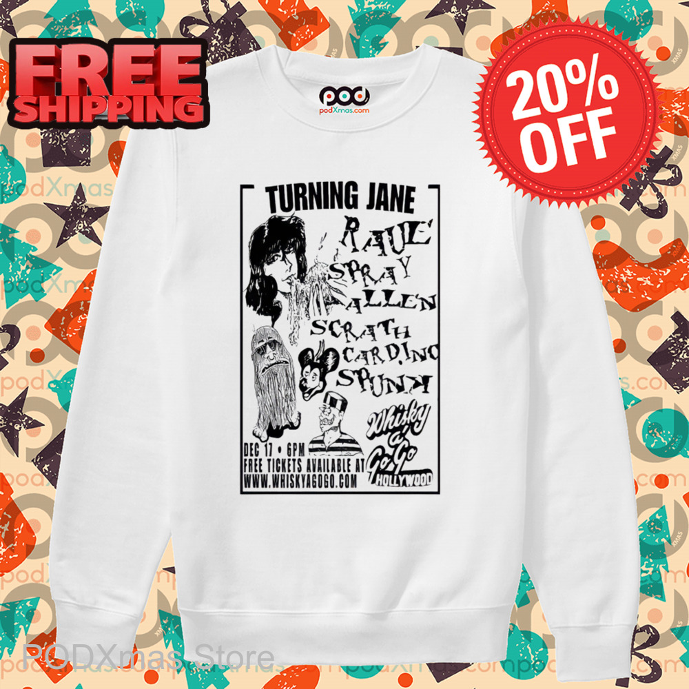 Turning Jane A Go Go Tour 2024 Shirt