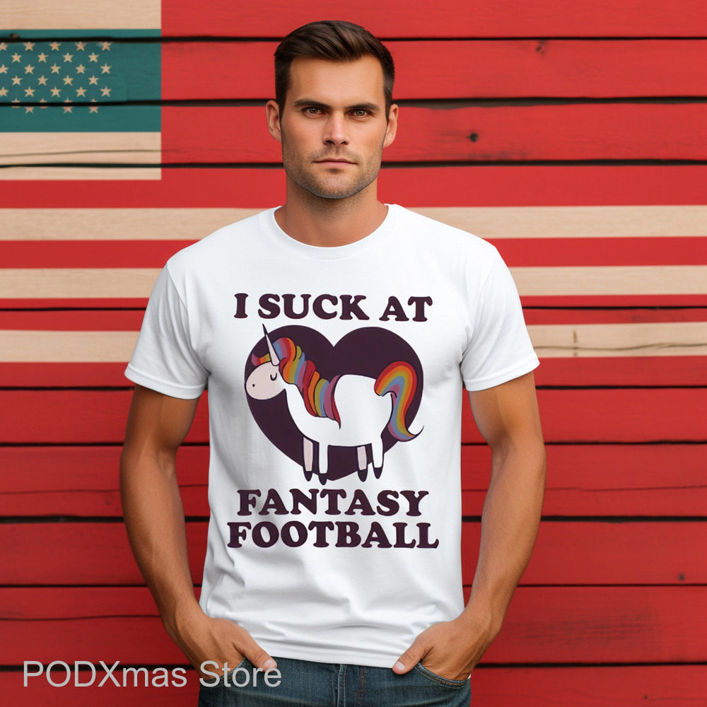Unicorn I Suck At Fantasy Football Shirt